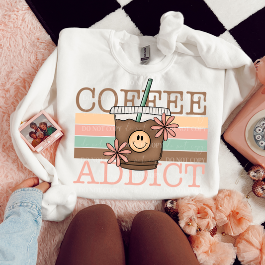 Coffee Addict PNG - Commercial Use - No Licensing