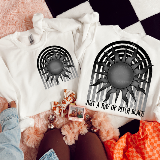 RAY OF PITCH BLACK DIGITAL DESIGN