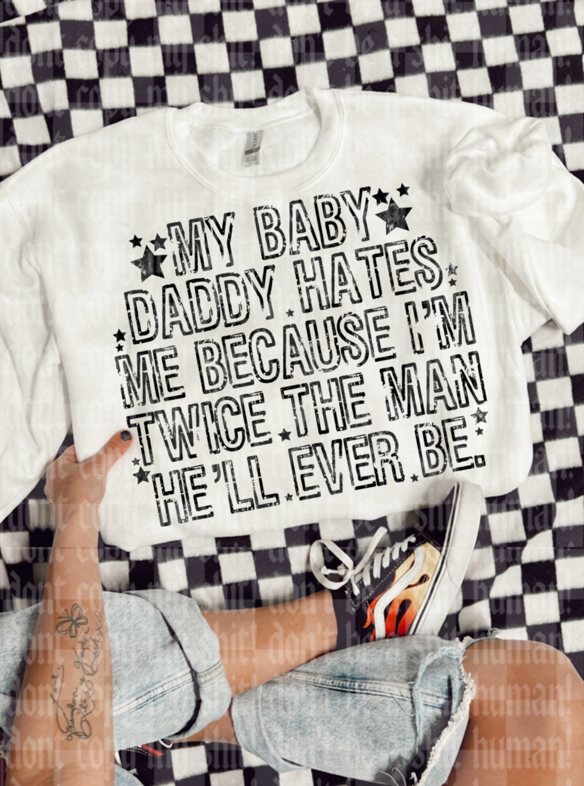 BABY DADDY HATES ME DIGITAL DESIGN