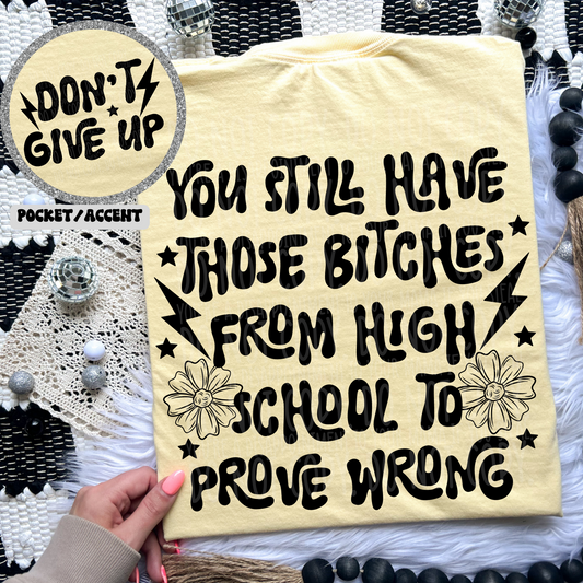 Bitches From High School PNG Design *NO LICENSING REQUIRED*