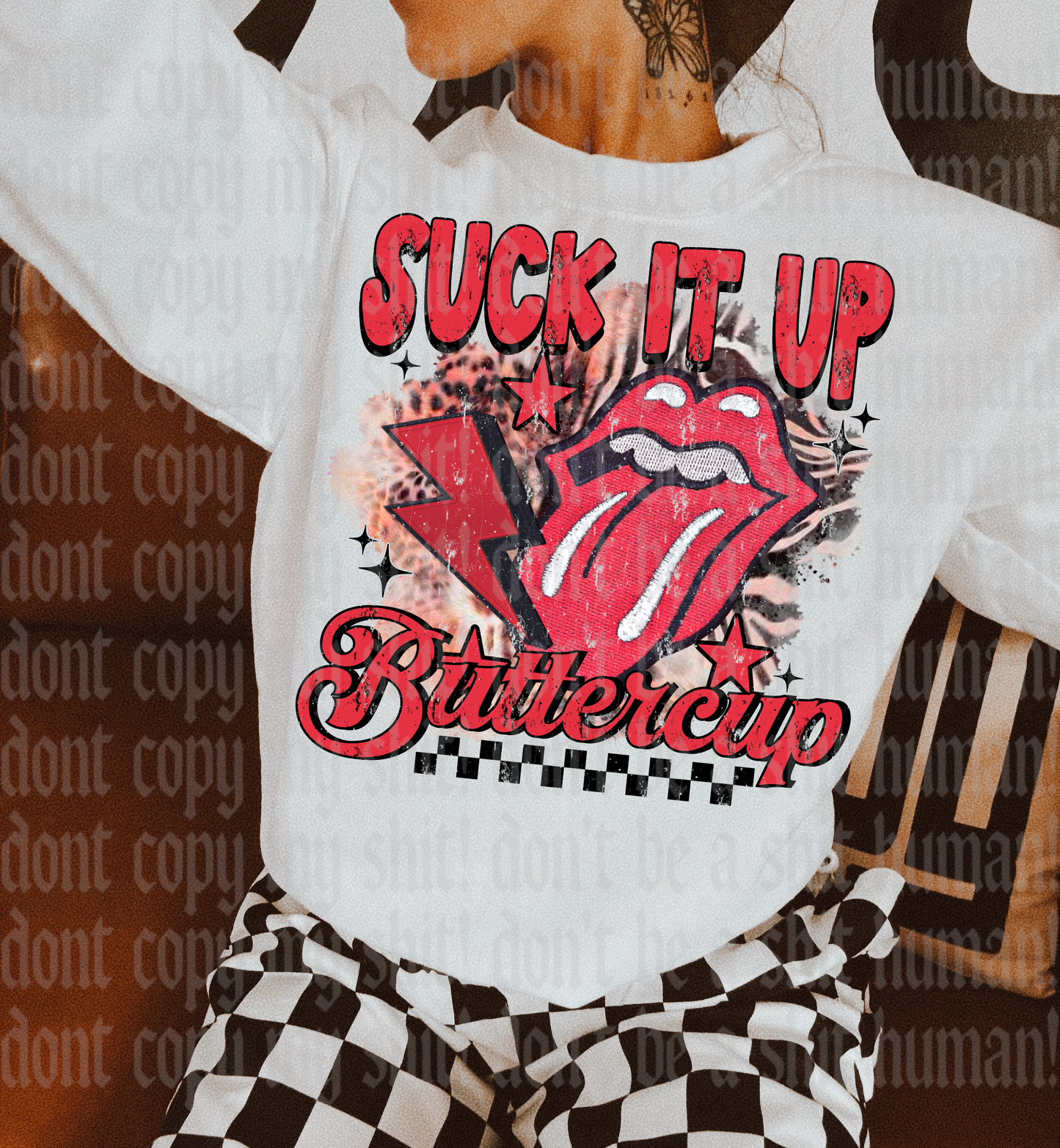SUCK IT UP BUTTERCUP DIGITAL DESIGN