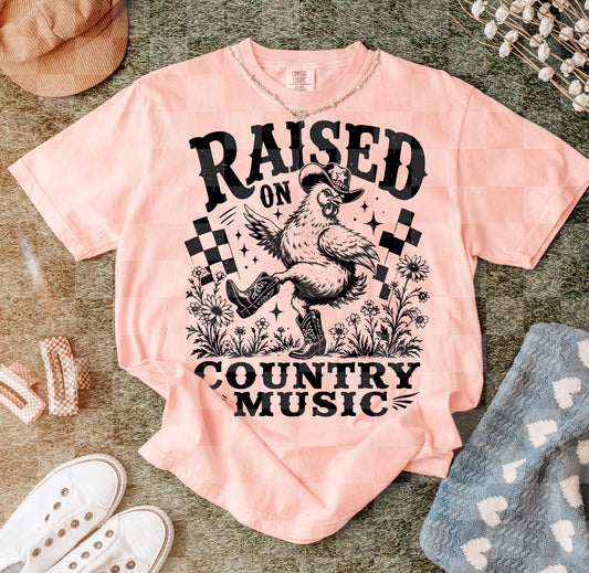 RAISED ON COUNTY MUSIC DIGITAL DESIGN