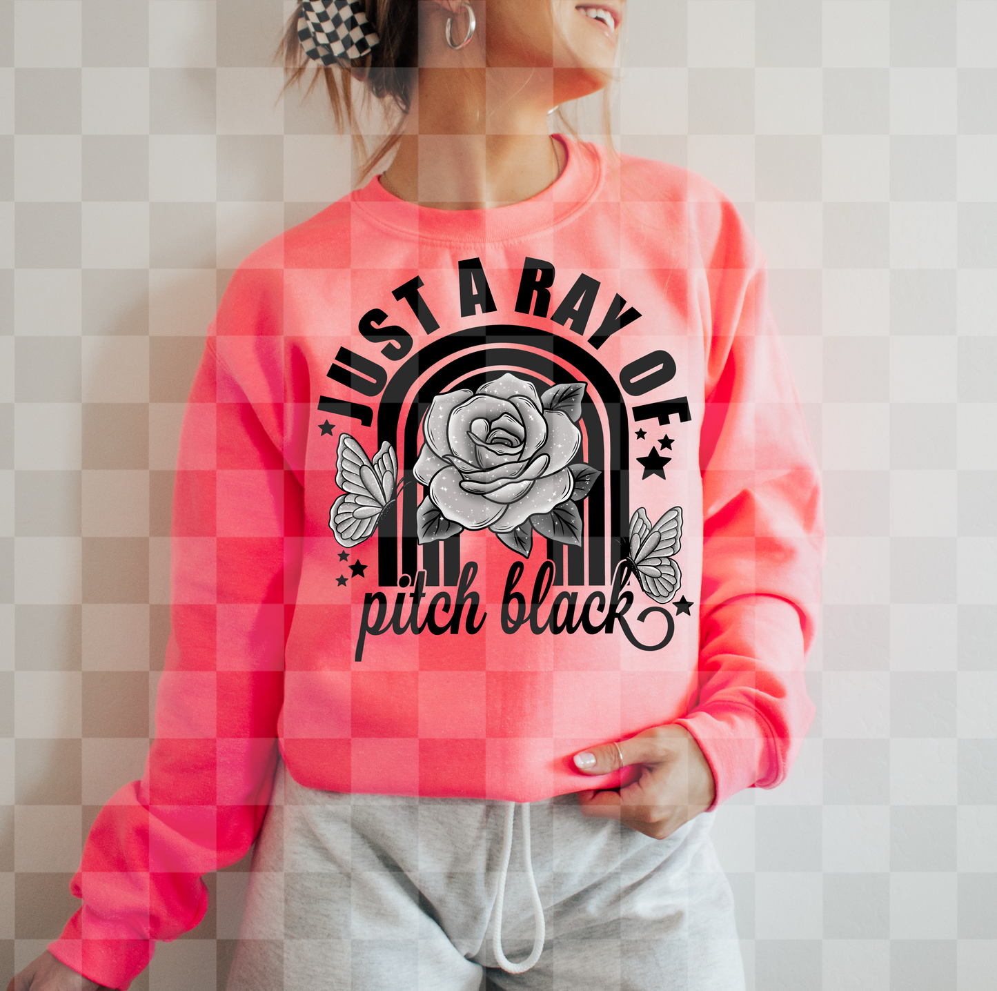 JUST A RAY OF PITCH BLACK DIGITAL DESIGN