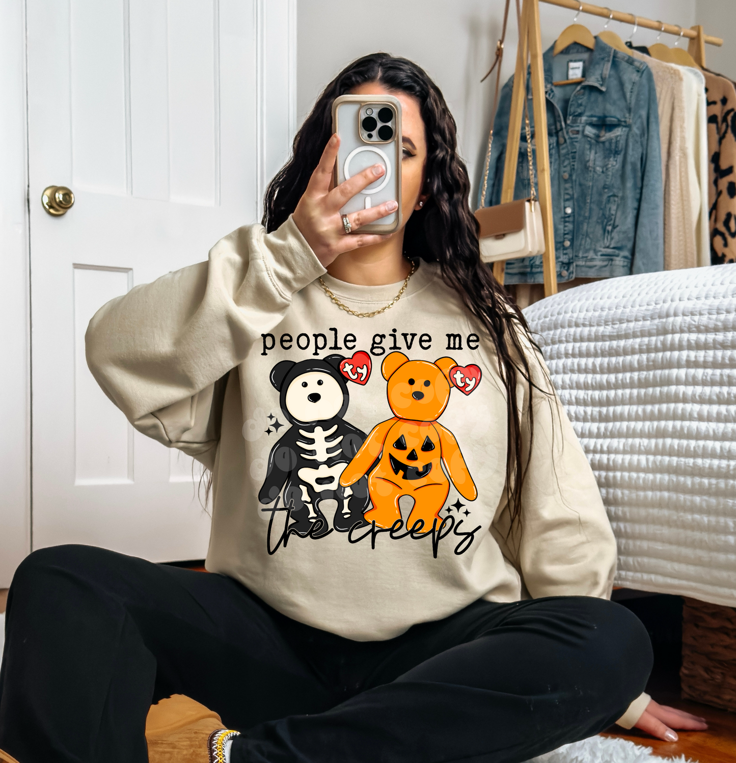 PEOPLE GIVE ME THE CREEPS DIGITAL DESIGN