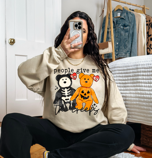 PEOPLE GIVE ME THE CREEPS DIGITAL DESIGN