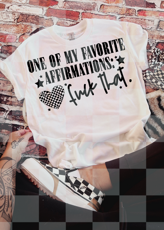 FAVORITE AFFIRMATION DIGITAL DESIGN