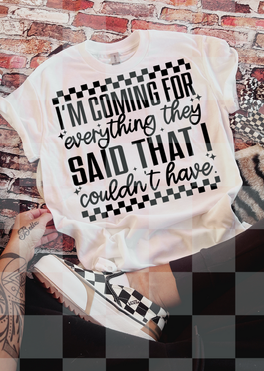 I'M COMING FOR EVERYTHING DIGITAL DESIGN