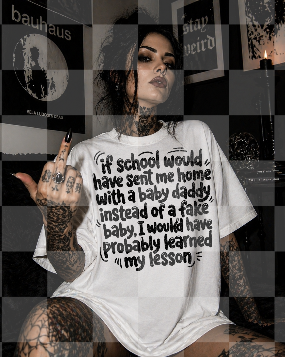 SENT ME HOME WITH A BABY DADDY DIGITAL DESIGN