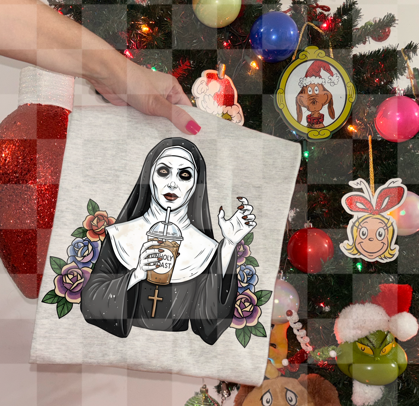 Coffee & Roses PNG Design *NO LICENSING REQUIRED*