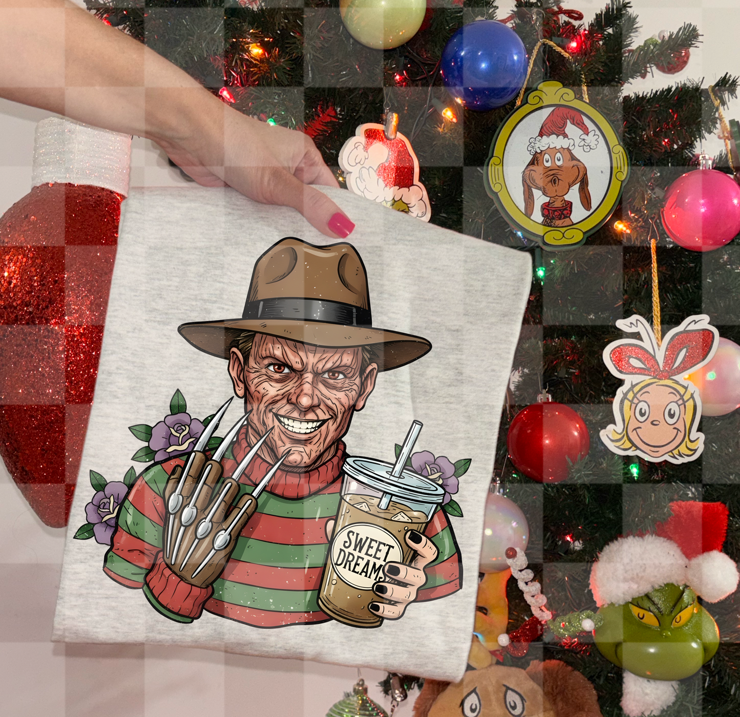 COFFEE, HORROR AND ROSES FRED DIGITAL DESIGN
