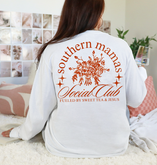 SOUTHERN MAMAS SOCIAL CLUB FUELED BY SWEET TEA & JESUS PNG DESIGN - NO LICENSING REQUIRED - FEBRUARY 2025
