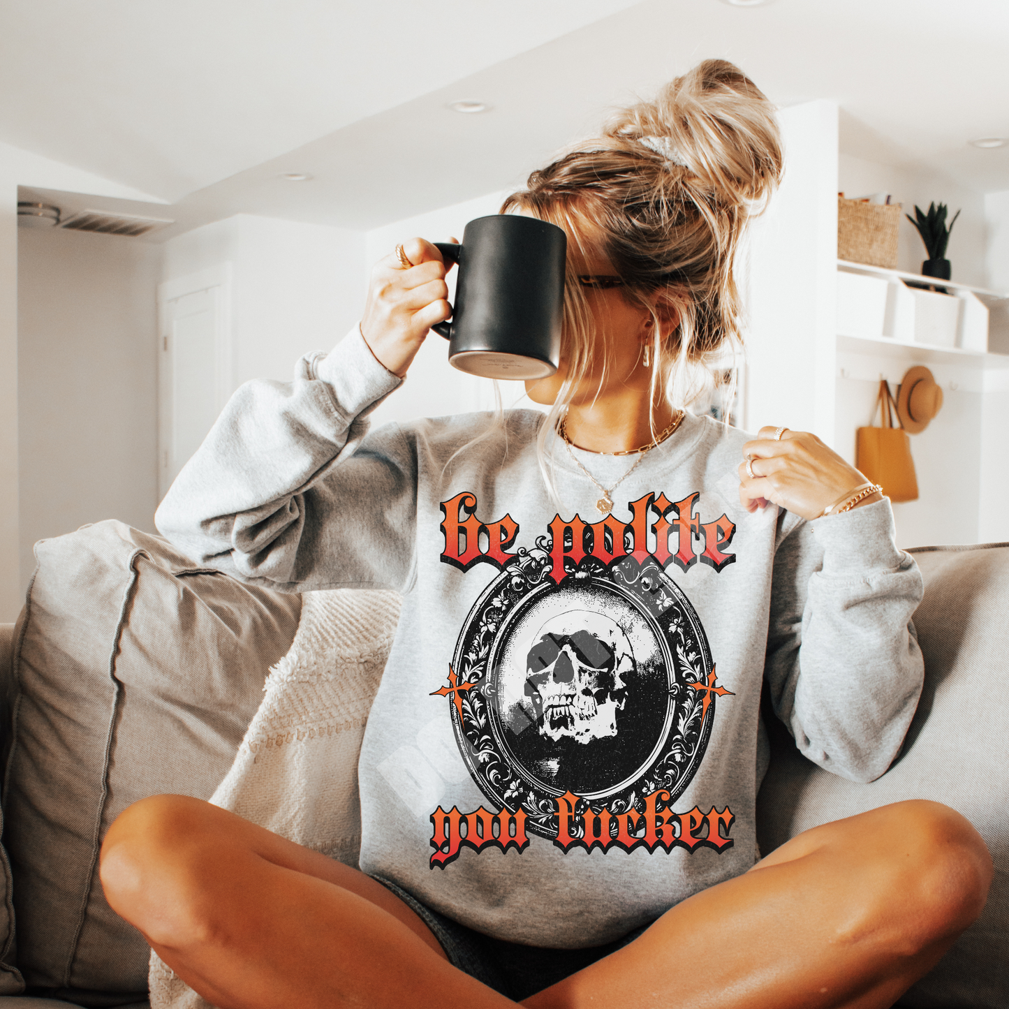 BE POLITE YOU FUCKER PNG DESIGN
