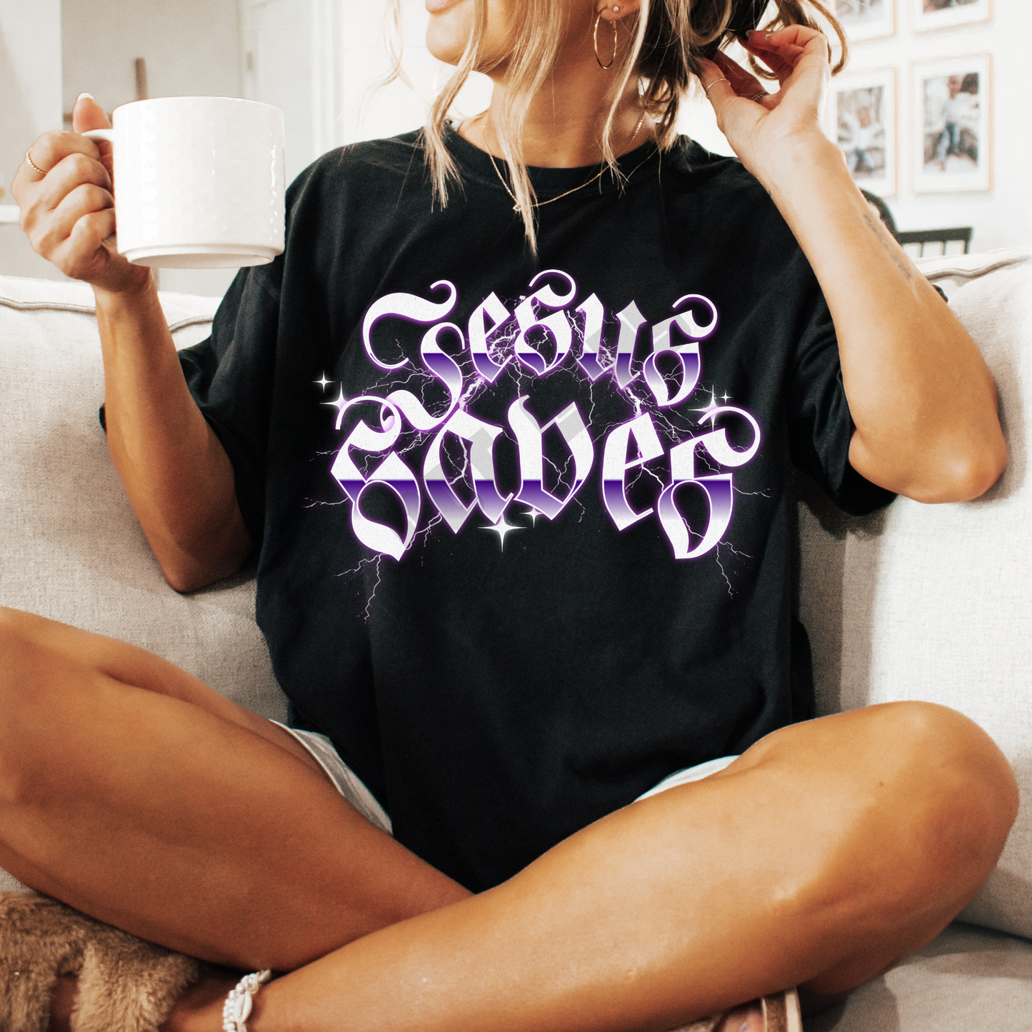 JESUS SAVES PNG DESIGN