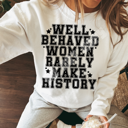 Rarely Make History PNG Design *NO LICENSING REQUIRED*