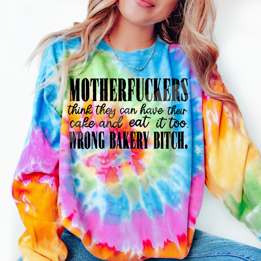 Wrong Bakery Bitch  PNG Design *NO LICENSING REQUIRED*