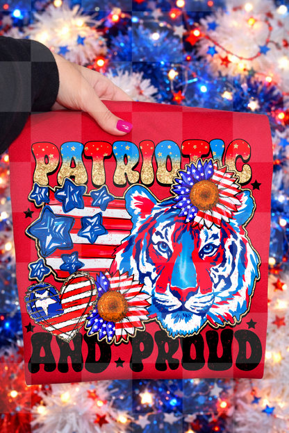 PATRIOTIC AND PROUD DIGITAL DESIGN