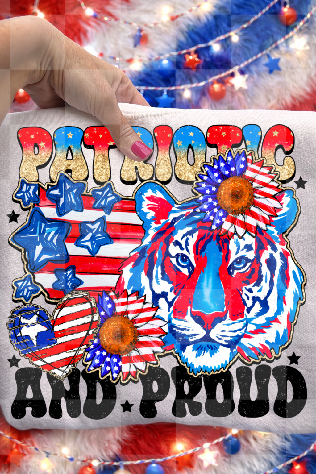 PATRIOTIC AND PROUD DIGITAL DESIGN