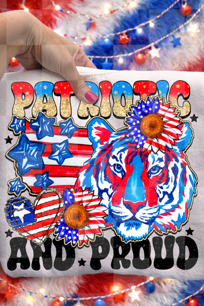 PATRIOTIC AND PROUD DIGITAL DESIGN