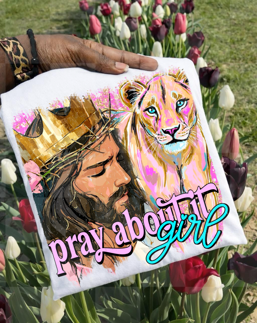 PRAY ABOUT IT GIRL DIGITAL DESIGN
