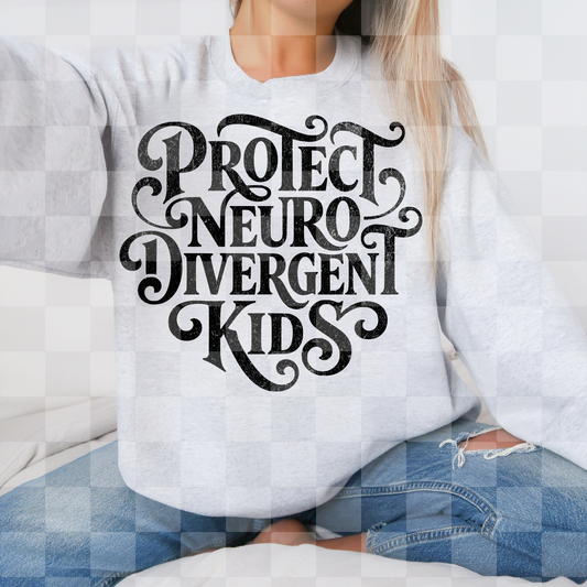 PROTECT NEURODIVERGENT KIDS DIGITAL DESIGN