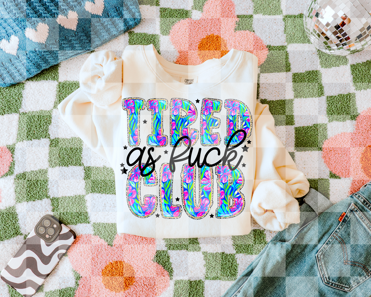 TIRED AS FUCK CLUB DIGITAL DESIGN