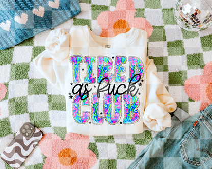 TIRED AS FUCK CLUB DIGITAL DESIGN