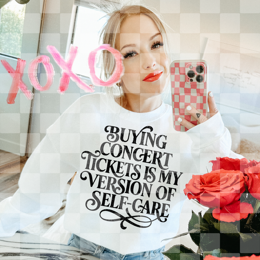 BUYING CONCERT TICKETS DIGITAL DESIGN