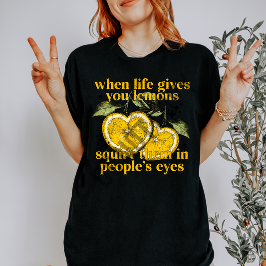 LIFE GIVES YOU LEMONS DIGITAL DESIGN