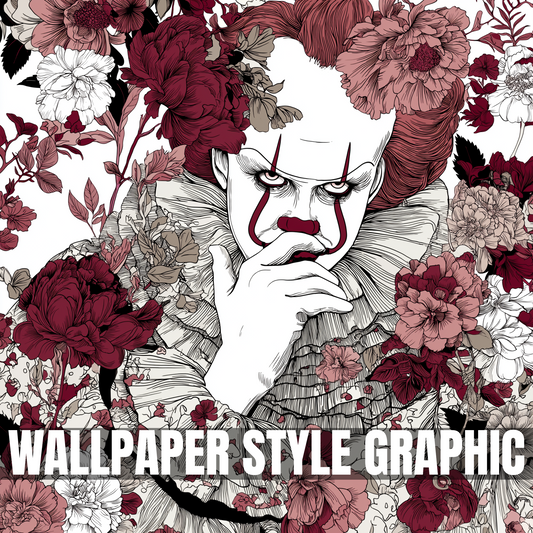 Floral Penny Wallpaper Style Graphic