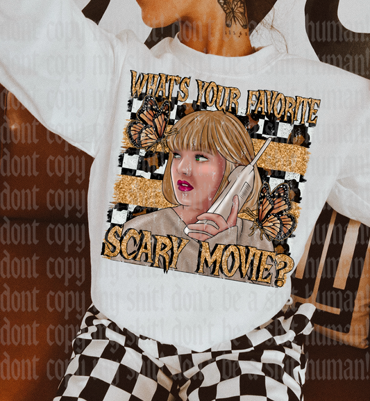 FAVORITE SCARY MOVIE DIGITAL DESIGN