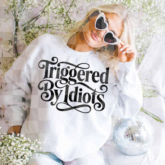 TRIGGERED BY IDIOTS DIGITAL DESIGN