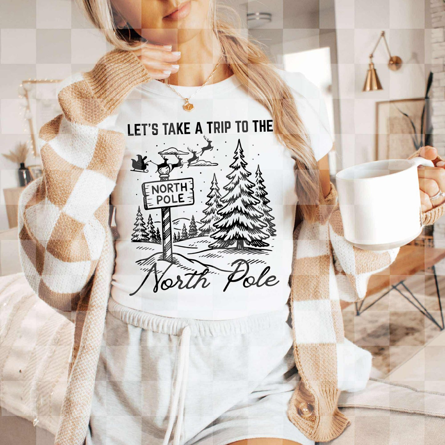 TAKE A TRIP TO THE NORTH POLE DIGITAL DESIGN