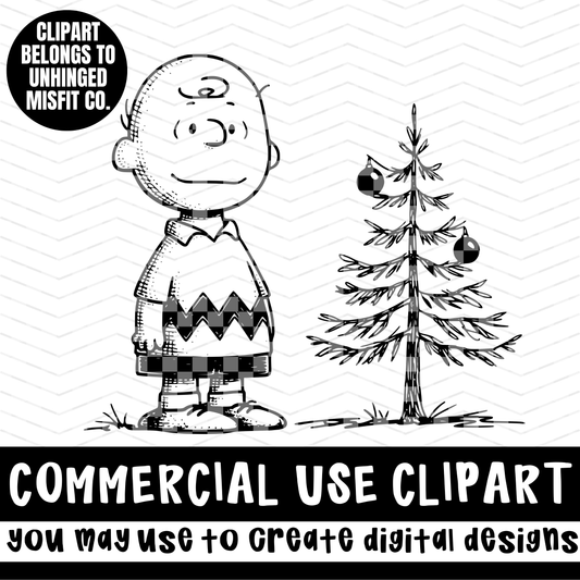 BROWN CHRISTMAS CLIPART *NO LICENSING REQUIRED - MAY CREATE DIGITAL DESIGNS*