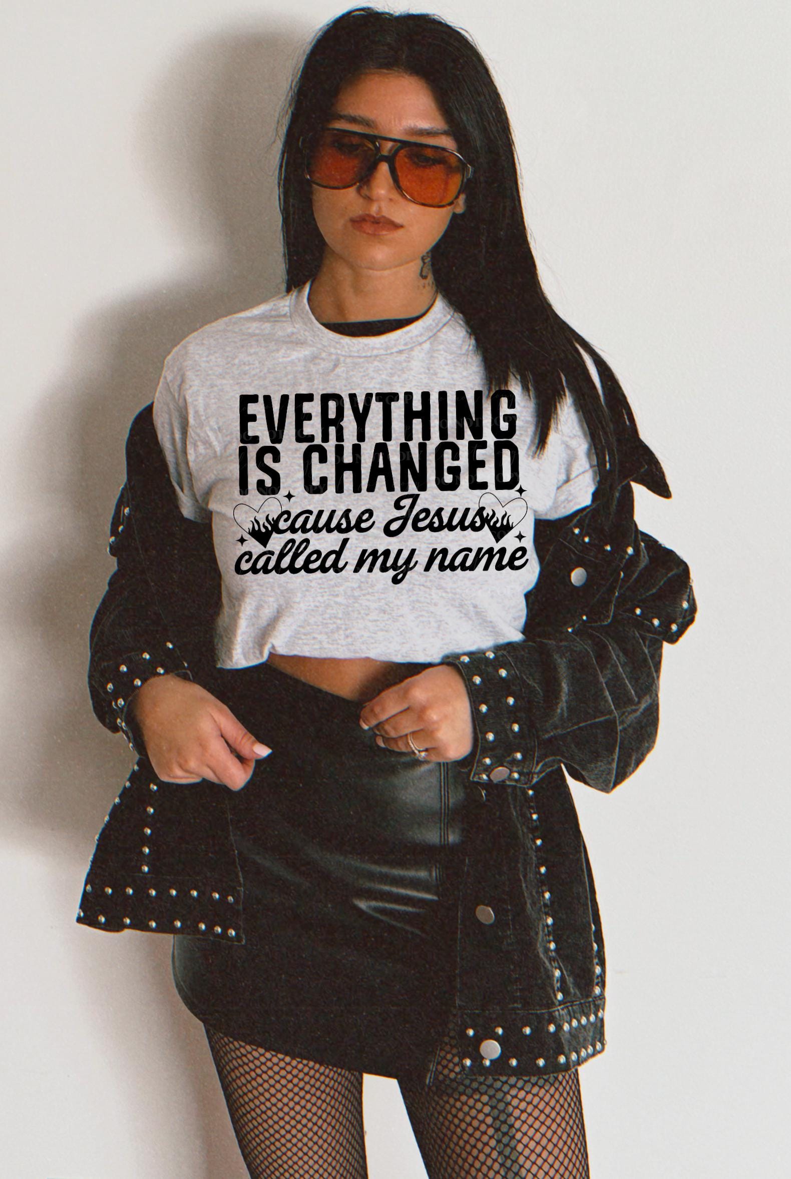 Jesus called my name png | sublimation png | jesus png | faith png | digital download | png file | edgy png | cheetah png