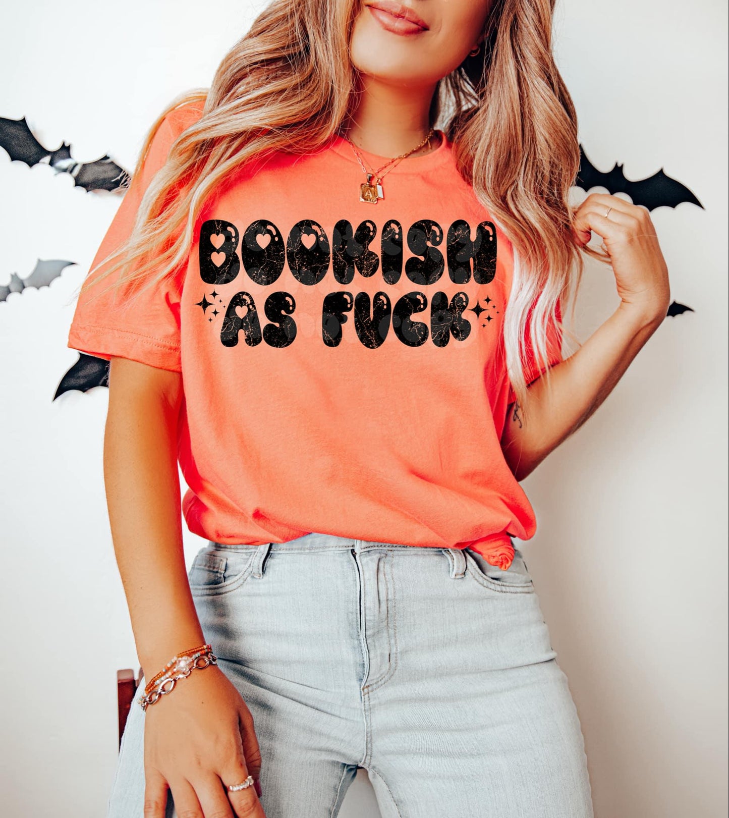 bookish as f*ck png | sublimation png | bookish png | typography png | digital download | png file | edgy png | single color png