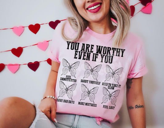 you are worthy png | sublimation png | trendy png | popular png | digital download | png file | single color png