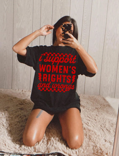 WOMENS RIGHTS AND WRONGS PNG DESIGN